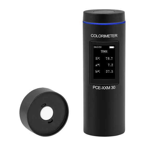 PCE Instruments PCE-XXM 30 Bedienungsanleitung