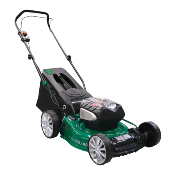 Gartenmeister 40 Volt Akku Maher GM 405/40-2,5 S Originalbetriebsanleitung