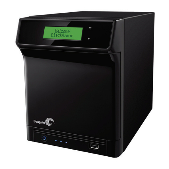Seagate BlackArmor NAS 440 Benutzerhandbuch