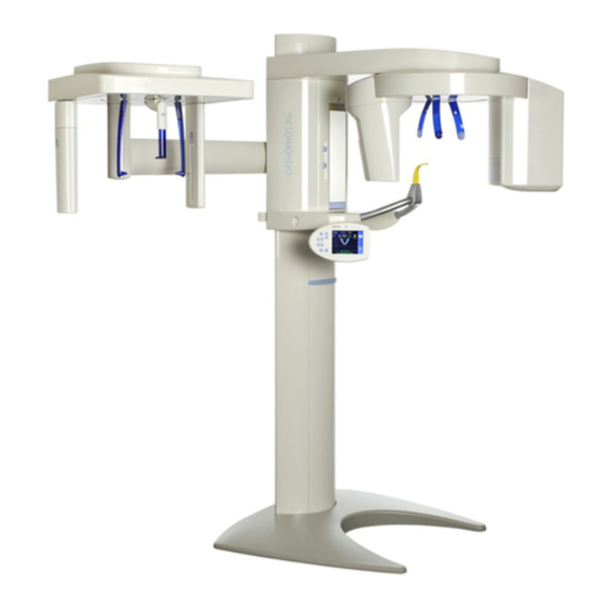 Sirona Orthophos XG 3D/Ceph Handbücher