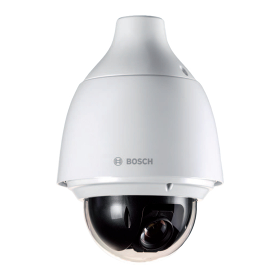 Bosch AUTODOME IP starlight 5000i Installationsanleitung