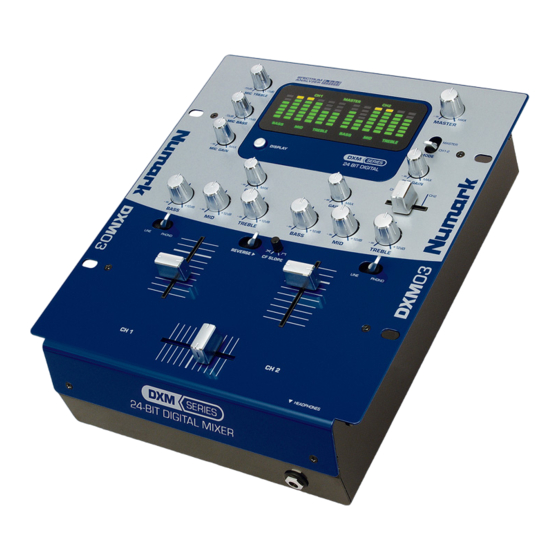 Numark DXM03 Schnellaufbauanleitung
