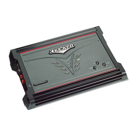 Kicker ZX400.1 Benutzerhandbuch