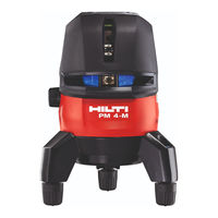 Hilti PM 4-M Bedlenungsanleitung