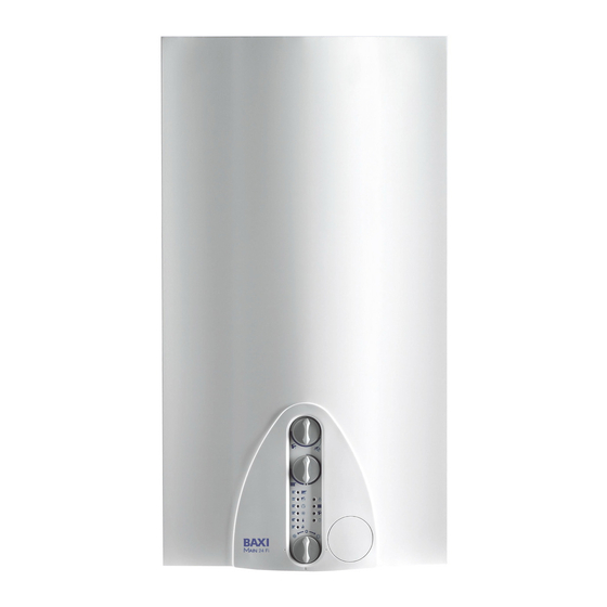 Baxi MAIN 24 i Gebrauchsanleitung Für Den Verbraucher Und Den Installateur