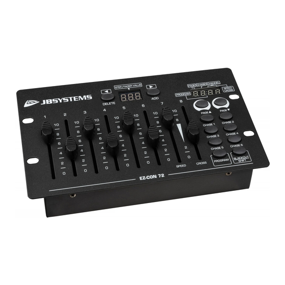JB Systems EZ-CON 72 Bedienungsanleitung