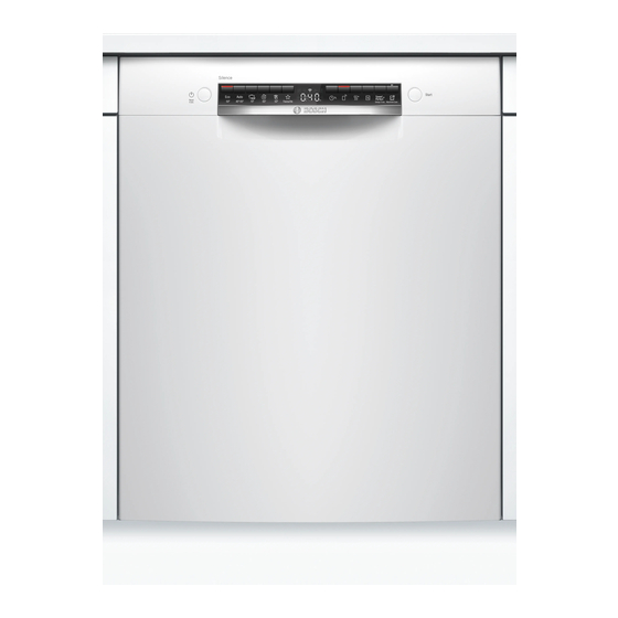 Bosch SMU4HTW31E Gebrauchsanleitung