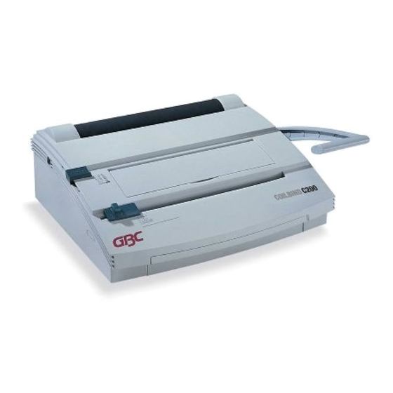 GBC COILBIND C200 Bedienungsanleitung