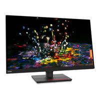 Lenovo ThinkVision P32p-20 Bedienungsanleitung