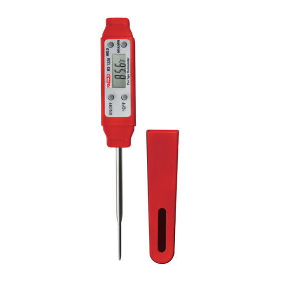 RS Pro RS-133A Gebrauchsanweisung