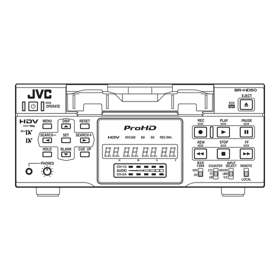 JVC BR-HD50 Bedienungsanleitung