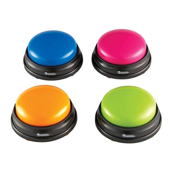 Learning Resources ANSWER BUZZERS LER 3774 Kurzanleitung