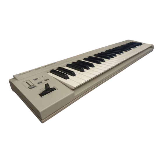 Roland PC-200 MK II Bedienungsanleitung