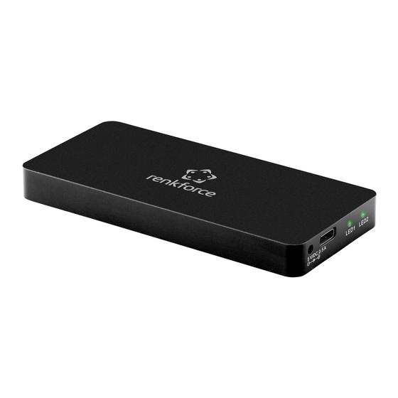 Renkforce USB-C USB 3.1 Bedienungsanleitung