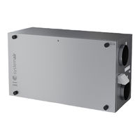 Systemair SAVE VSR 400 Installationsanleitung