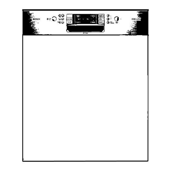 Bosch SMI86N75DE Kurzanleitung