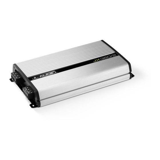JL Audio JX360/2 Bedienungsanleitung