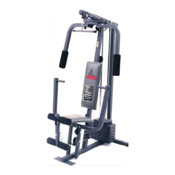 Weider 8510 Bedienungsanleitung