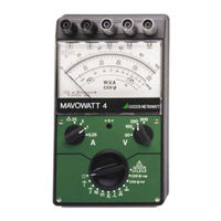Gossen MetraWatt MAVOWATT 4 Bedienungsanleitung