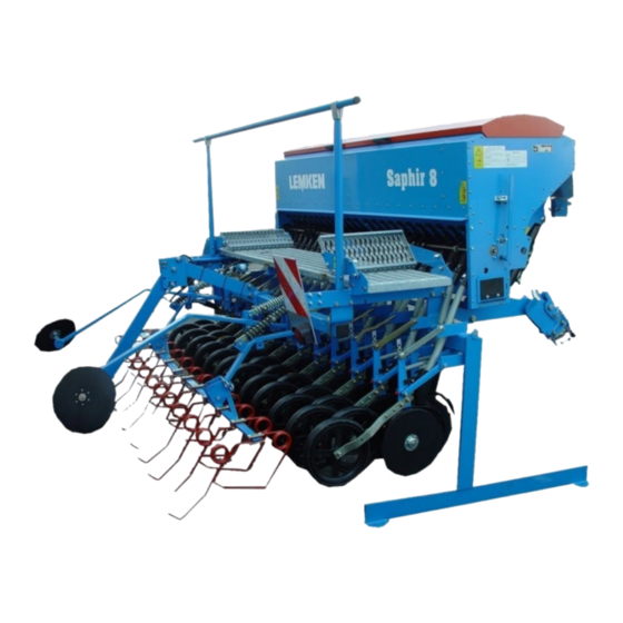LEMKEN Saphir 8 Betriebsanleitung