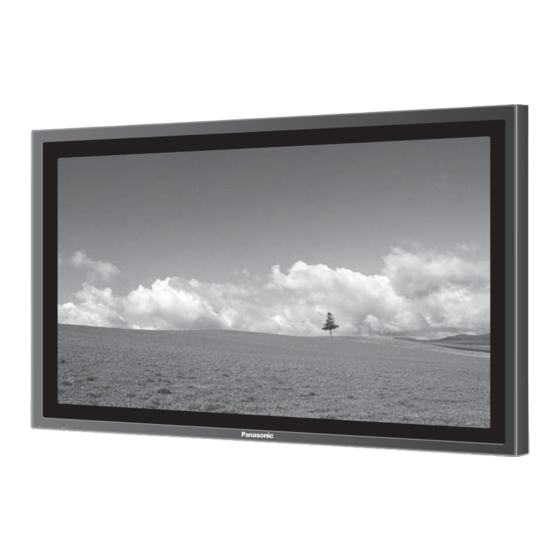 Panasonic TH-42PF11EK Bedienungsanleitung