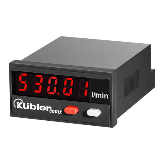 Kübler CODIX 530 Bedienungsanleitung