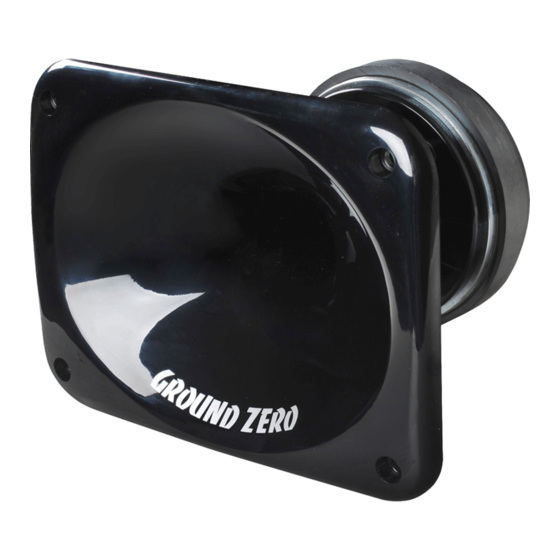 Ground Zero COMPETITION GZCT 5000SPL Anleitung