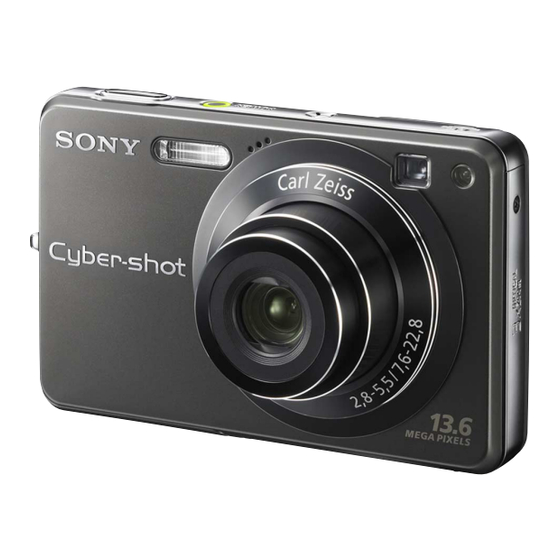 Sony DSC-W300 Gebrauchsanleitung
