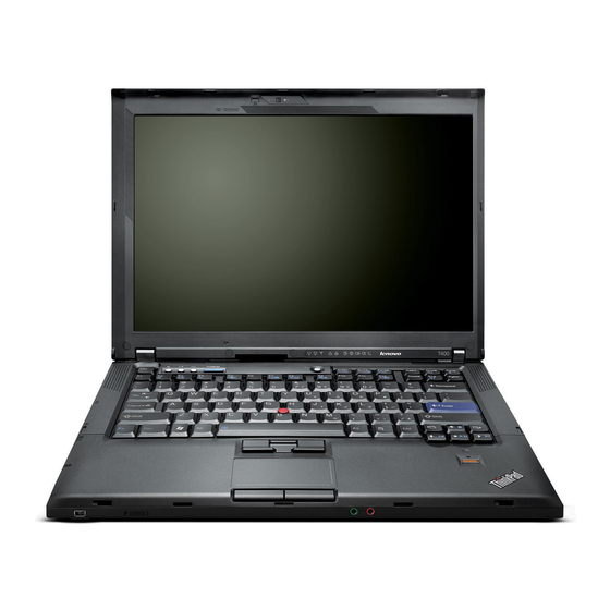 Lenovo ThinkPad T400 Installationanleitung
