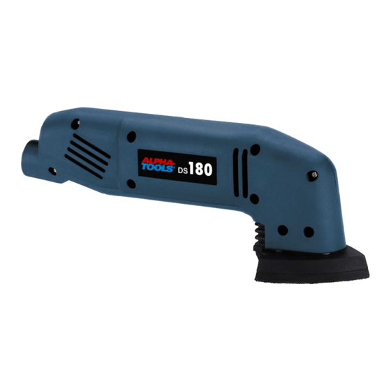 Alpha tools DS 180 Bedienungsanleitung