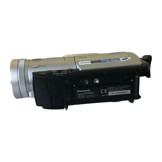 Panasonic NV-MX2EG Bedienungsanleitung