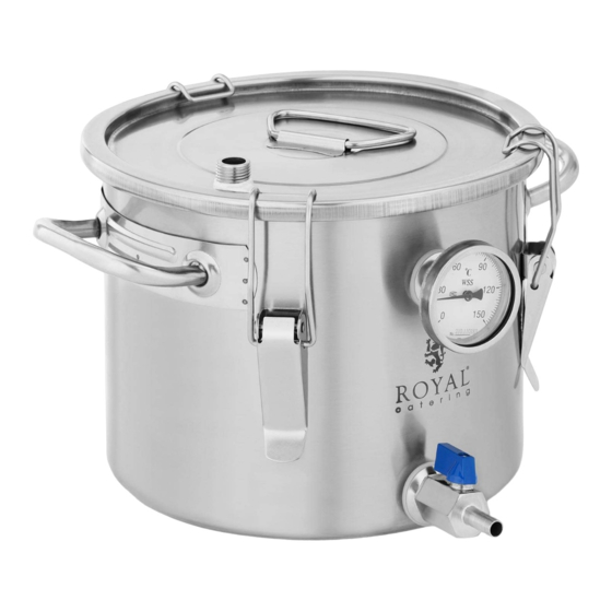 Royal Catering - Bain Marie - 1 x 2,75 liter - 150 W