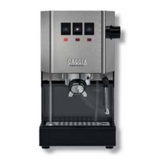 Gaggia Milano NEW CLASSIC Bedienungsanleitung