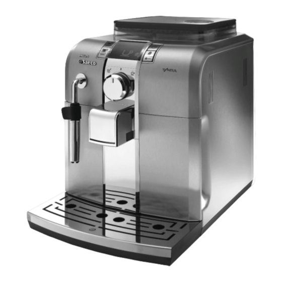 Philips Saeco Syntia Bedienungsanleitung