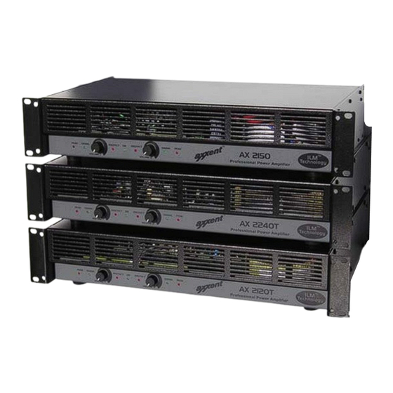 Axxent AX2120T Bedienerhandbuch
