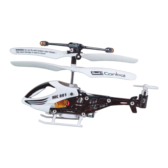 Revell Control XS HIC 803 Bedienungsanleitung