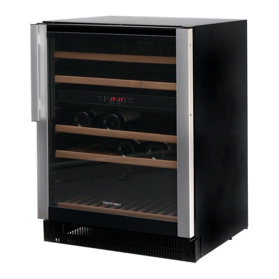 Vestfrost Compact Wine Cabinet W32 Bedienungsanleitung