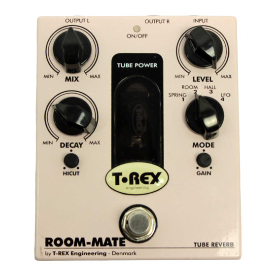 T-Rex ROOM-MATE Bedienungsanleitung
