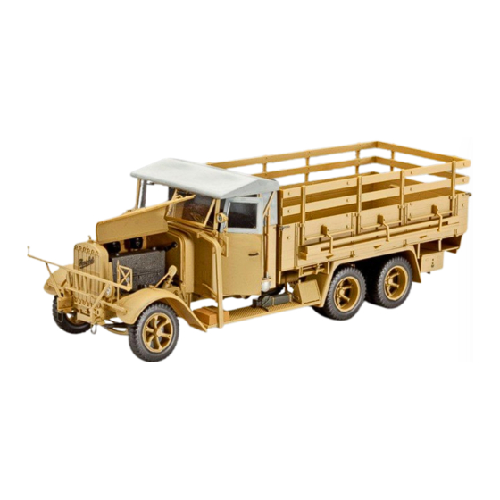 REVELL Henschel Typ 33 D 1 Montageanleitung