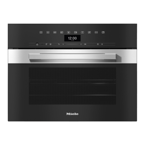 Miele DGC 7440 HC Pro Gebrauchs- Und Montageanweisung