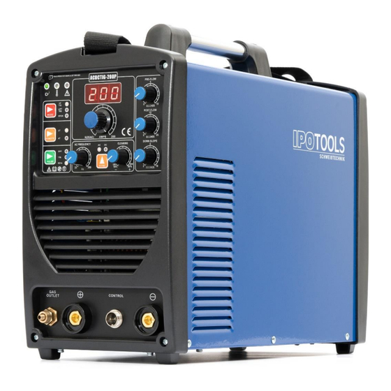 IPOTOOLS ACDCTIG 200P Originalbetriebsanleitung