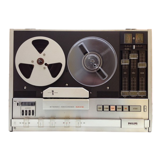 Philips N4418 Bedienungsanleitung