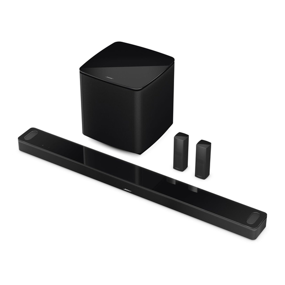 Bose SMART ULTRA SOUNDBAR Kurzanleitung