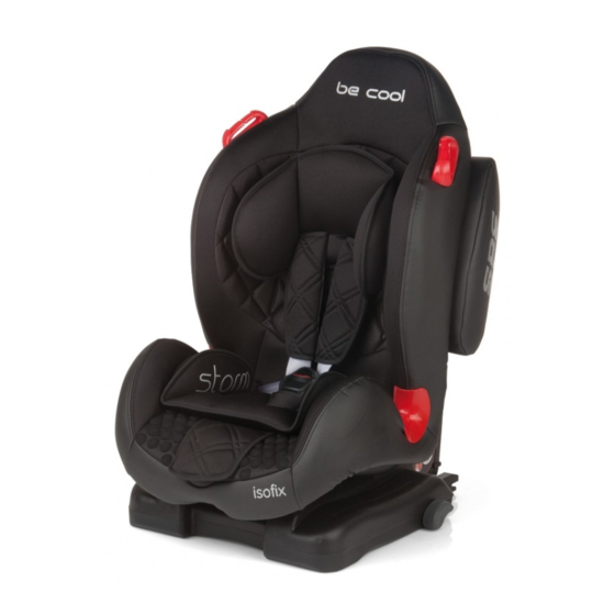 be cool STORM isofix Gebrauchsanweisung