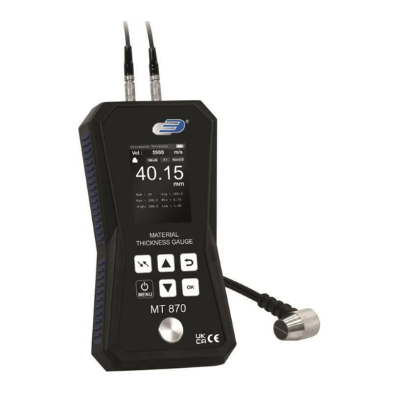Dostmann Electronic MT 870 Bedienungsanleitung