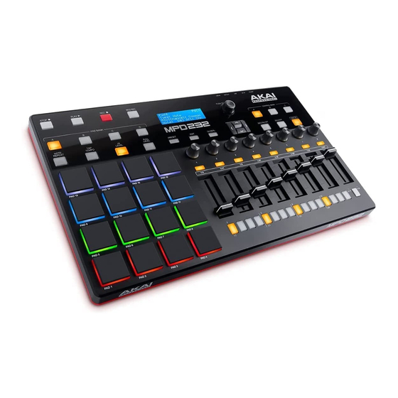 Akai MPD232 Benutzerhandbuch
