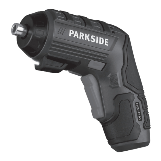 Parkside PAW47A1 Bedienungs- Und Sicherheitshinweise Originalbetriebsanleitung