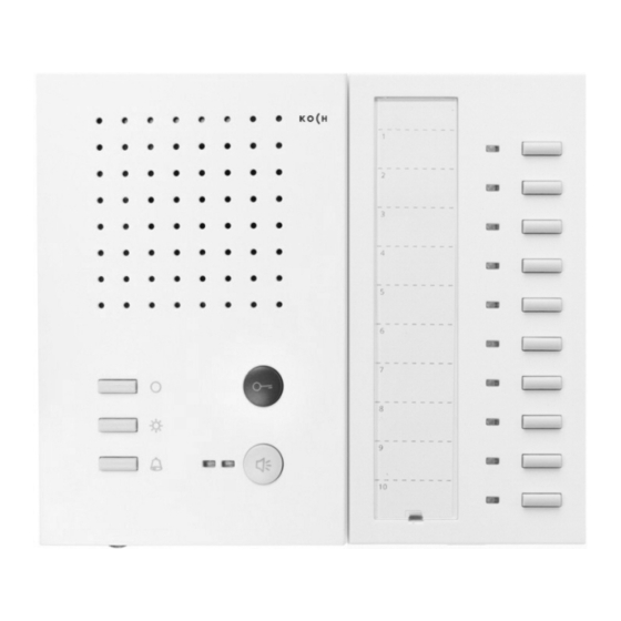 Koch TCE31 Bedienungsanleitung