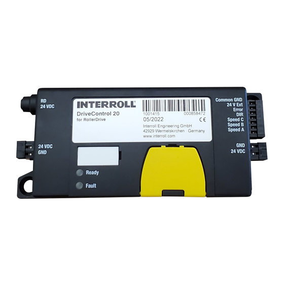 Interroll DriveControl 20 Betriebsanleitung