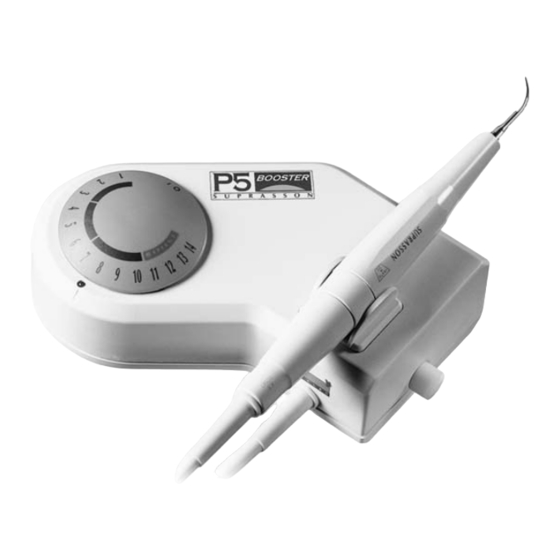 Satelec Suprasson P5 Booster Benutzerhandbuch